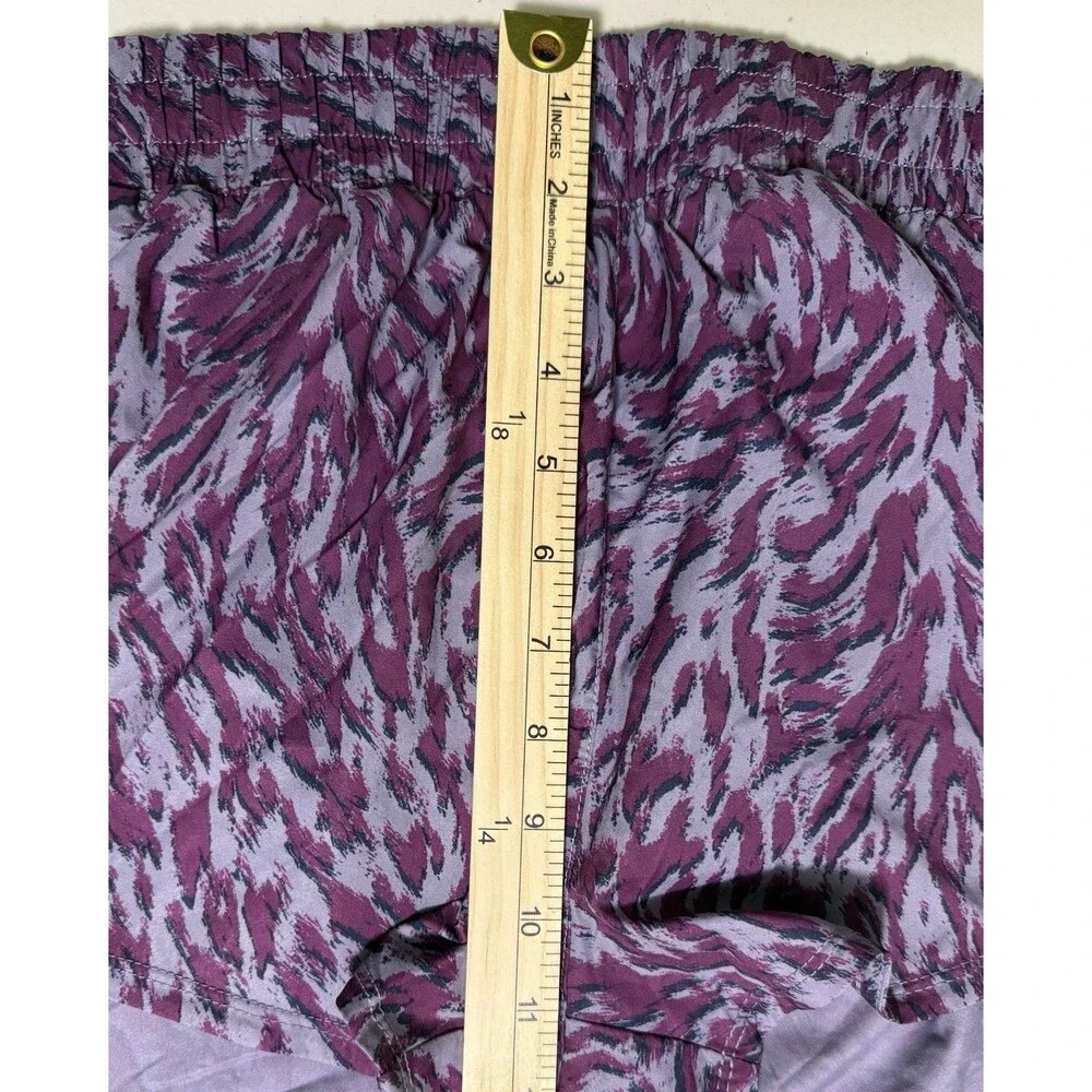 Nike One Woven High-Waisted Shorts Girls Size Medium Purple Lined Training NEW‎